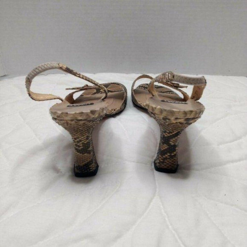 Stuart Weitzman Snake Skin Python Sandals Size 9.… - image 6
